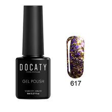 Load image into Gallery viewer, Docaty 2019 Diamond Nail Gel Varnishes Glitter LED UV Gel Polish Shiny Sequins Gel Nail Polish Vernis Semi Permanent GelLak