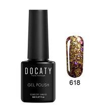 Load image into Gallery viewer, Docaty 2019 Diamond Nail Gel Varnishes Glitter LED UV Gel Polish Shiny Sequins Gel Nail Polish Vernis Semi Permanent GelLak