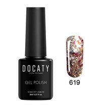 Load image into Gallery viewer, Docaty 2019 Diamond Nail Gel Varnishes Glitter LED UV Gel Polish Shiny Sequins Gel Nail Polish Vernis Semi Permanent GelLak