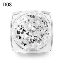 Load image into Gallery viewer, MEET ACROSS Holographic Chameleon Laser Multicolor Sequins Nail Art Glitter Flakes Maple UV Gel Polish Tool Decor  Manicure