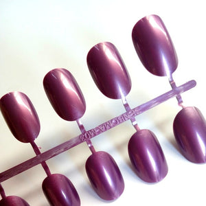 Artificial Oval Fake Nails Clear Plastic Soft Pink False Nails Candy Short Nail Tips 24Pcs/ set P01Q