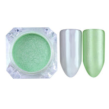 Load image into Gallery viewer, 1 Box Pearl Nail Glitter Shiny Mirror Matte Shell White Purple Blue Nail Art Pigment Dust Powder Manicure Nail Decorations