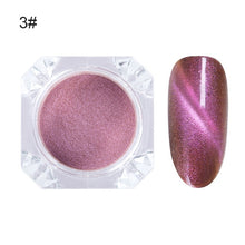 Load image into Gallery viewer, 1 Box Pearl Nail Glitter Shiny Mirror Matte Shell White Purple Blue Nail Art Pigment Dust Powder Manicure Nail Decorations