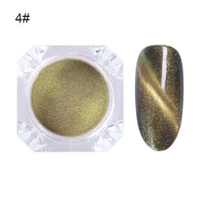 Load image into Gallery viewer, 1 Box Pearl Nail Glitter Shiny Mirror Matte Shell White Purple Blue Nail Art Pigment Dust Powder Manicure Nail Decorations