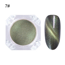 Load image into Gallery viewer, 1 Box Pearl Nail Glitter Shiny Mirror Matte Shell White Purple Blue Nail Art Pigment Dust Powder Manicure Nail Decorations