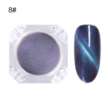 Load image into Gallery viewer, 1 Box Pearl Nail Glitter Shiny Mirror Matte Shell White Purple Blue Nail Art Pigment Dust Powder Manicure Nail Decorations