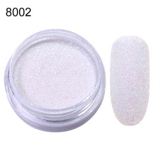 Load image into Gallery viewer, 1 Box Pearl Nail Glitter Shiny Mirror Matte Shell White Purple Blue Nail Art Pigment Dust Powder Manicure Nail Decorations