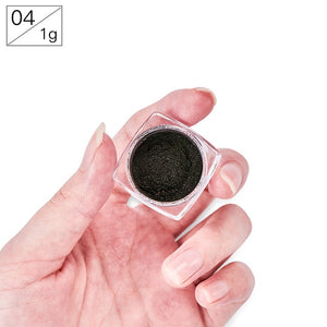 Nail Art Mirror Pigment Powder Shine Nail Glitters Metallic Color Nail Art UV Gel Polishing Rose Gold Silver Manicure Nail Art C