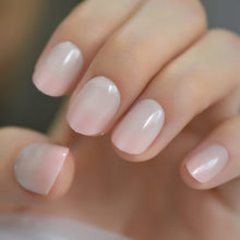 Load image into Gallery viewer, Ombre French Ballerina Fake Nail Gradeint Natural Coffin False Nails Wholesale Nails Supplier 24