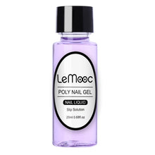 Load image into Gallery viewer, LEMOOC 20ml UV Poly Quick Builder Gel Nails Permanent Liquid Slip Solution Painless Acrylic Nail Art Extension Manicure Tools