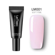 Load image into Gallery viewer, LEMOOC 20ml UV Poly Quick Builder Gel Nails Permanent Liquid Slip Solution Painless Acrylic Nail Art Extension Manicure Tools