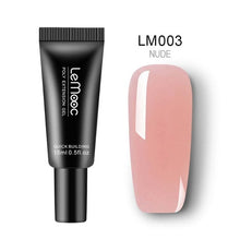 Load image into Gallery viewer, LEMOOC 20ml UV Poly Quick Builder Gel Nails Permanent Liquid Slip Solution Painless Acrylic Nail Art Extension Manicure Tools