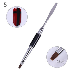 LEMOOC 20ml UV Poly Quick Builder Gel Nails Permanent Liquid Slip Solution Painless Acrylic Nail Art Extension Manicure Tools