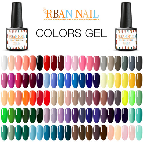 RBAN NAIL Gel Nail Polish Gel Varnish Paint Semi Permanent Nails Art Gel Nail Polish For Manicure Gellak Top Coat Hybrid Primer