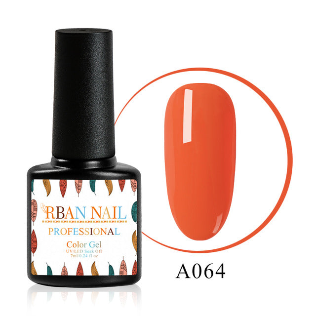 RBAN NAIL Gel Nail Polish Gel Varnish Paint Semi Permanent Nails Art Gel Nail Polish For Manicure Gellak Top Coat Hybrid Primer