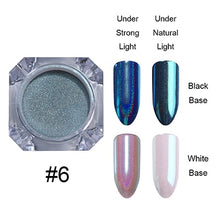 Load image into Gallery viewer, 1g Holographic Nail Powder Glitter Laser Holo Shimmer Nail Art Decorations Manicure Shining Chrome Pigment
