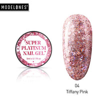 Load image into Gallery viewer, Modelones Platinum Glitter Led Gel Soak Off Nail Gel Lacquer Shiny Sequins Decorations UV Gel Varnish Painting Flowers UV Polish