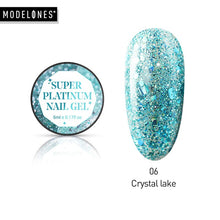 Load image into Gallery viewer, Modelones Platinum Glitter Led Gel Soak Off Nail Gel Lacquer Shiny Sequins Decorations UV Gel Varnish Painting Flowers UV Polish