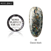 Load image into Gallery viewer, Modelones Platinum Glitter Led Gel Soak Off Nail Gel Lacquer Shiny Sequins Decorations UV Gel Varnish Painting Flowers UV Polish