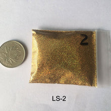 Load image into Gallery viewer, Rikonka 10G Holographic Glitter Powder Shining Sugar Silver Nail Fine Glitter Dust Nail Art Decorations Manicure 21 Colors 0.2mm