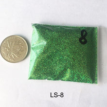 Load image into Gallery viewer, Rikonka 10G Holographic Glitter Powder Shining Sugar Silver Nail Fine Glitter Dust Nail Art Decorations Manicure 21 Colors 0.2mm