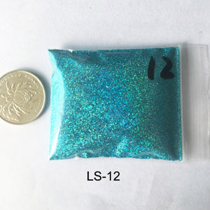 Rikonka 10G Holographic Glitter Powder Shining Sugar Silver Nail Fine Glitter Dust Nail Art Decorations Manicure 21 Colors 0.2mm