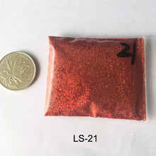 Load image into Gallery viewer, Rikonka 10G Holographic Glitter Powder Shining Sugar Silver Nail Fine Glitter Dust Nail Art Decorations Manicure 21 Colors 0.2mm