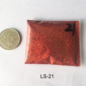 Rikonka 10G Holographic Glitter Powder Shining Sugar Silver Nail Fine Glitter Dust Nail Art Decorations Manicure 21 Colors 0.2mm