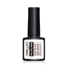 Load image into Gallery viewer, LEMOOC 8ml Matte Top Coat Color UV Gel Nail Polish Gray Series Semi Permanent Soak Off UV Gel Varnish DIY Nail Art Gel Paint