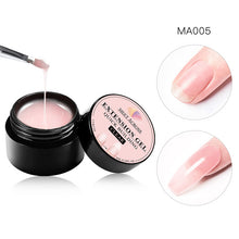Load image into Gallery viewer, MEET ACROSS  Fiber UV Gel Polish Fiberglass Extension Building Gel Repair Broken Nail Soak Off UV Gel Extend Nail Tips