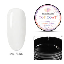 Load image into Gallery viewer, MEET ACROSS  Fiber UV Gel Polish Fiberglass Extension Building Gel Repair Broken Nail Soak Off UV Gel Extend Nail Tips