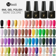 Load image into Gallery viewer, Mtssii Gel Polish Set UV Vernis Semi Permanent Primer Top Coat 6ML Nail Gel Varnish Nail Art Manicure Gel Lak Polishes Nails