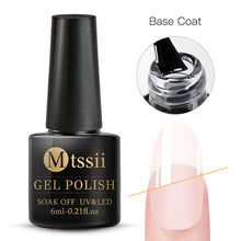 Load image into Gallery viewer, Mtssii Gel Polish Set UV Vernis Semi Permanent Primer Top Coat 6ML Nail Gel Varnish Nail Art Manicure Gel Lak Polishes Nails