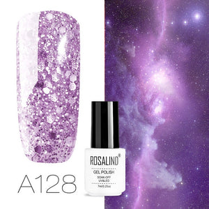 ROSALIND Gel Nail Polish Hybrid Varnish All For Manicure Semi Permanent Nails Art Gel Nail Polish Gellak Top Coat Primer