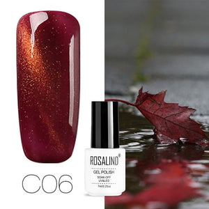ROSALIND Gel Nail Polish Hybrid Varnish All For Manicure Semi Permanent Nails Art Gel Nail Polish Gellak Top Coat Primer