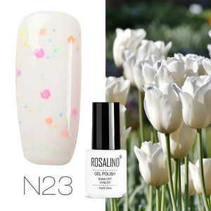 ROSALIND Gel Nail Polish Hybrid Varnish All For Manicure Semi Permanent Nails Art Gel Nail Polish Gellak Top Coat Primer