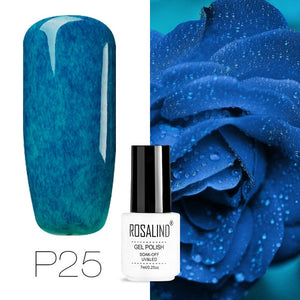 ROSALIND Gel Nail Polish Hybrid Varnish All For Manicure Semi Permanent Nails Art Gel Nail Polish Gellak Top Coat Primer