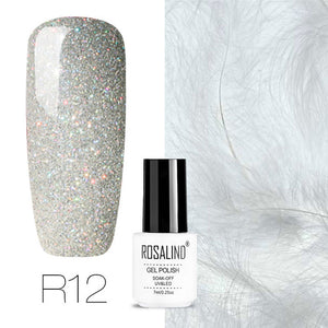 ROSALIND Gel Nail Polish Hybrid Varnish All For Manicure Semi Permanent Nails Art Gel Nail Polish Gellak Top Coat Primer