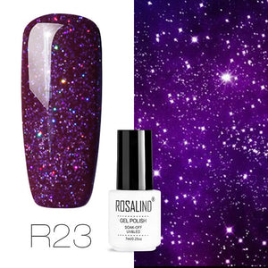 ROSALIND Gel Nail Polish Hybrid Varnish All For Manicure Semi Permanent Nails Art Gel Nail Polish Gellak Top Coat Primer