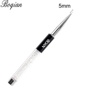 BQAN Professional 5mm/7mm/9mm Nail Brush Hand Draw Tips Drawing Line Painting Pen Tools Manicure Nail Art Brush Decoration