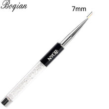 Load image into Gallery viewer, BQAN Professional 5mm/7mm/9mm Nail Brush Hand Draw Tips Drawing Line Painting Pen Tools Manicure Nail Art Brush Decoration