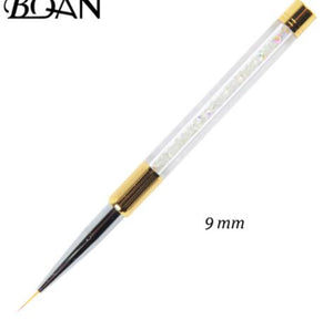 BQAN Professional 5mm/7mm/9mm Nail Brush Hand Draw Tips Drawing Line Painting Pen Tools Manicure Nail Art Brush Decoration