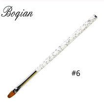 Load image into Gallery viewer, BQAN Professional 5mm/7mm/9mm Nail Brush Hand Draw Tips Drawing Line Painting Pen Tools Manicure Nail Art Brush Decoration