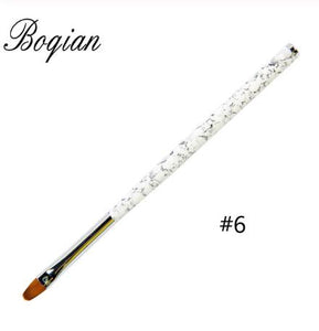 BQAN Professional 5mm/7mm/9mm Nail Brush Hand Draw Tips Drawing Line Painting Pen Tools Manicure Nail Art Brush Decoration
