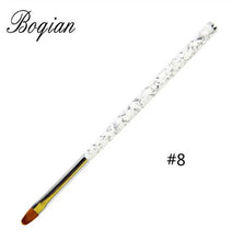 Load image into Gallery viewer, BQAN Professional 5mm/7mm/9mm Nail Brush Hand Draw Tips Drawing Line Painting Pen Tools Manicure Nail Art Brush Decoration