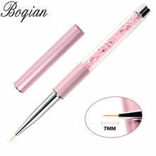 Load image into Gallery viewer, BQAN Professional 5mm/7mm/9mm Nail Brush Hand Draw Tips Drawing Line Painting Pen Tools Manicure Nail Art Brush Decoration