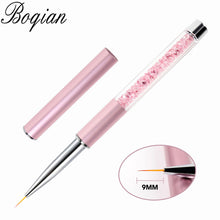 Load image into Gallery viewer, BQAN Professional 5mm/7mm/9mm Nail Brush Hand Draw Tips Drawing Line Painting Pen Tools Manicure Nail Art Brush Decoration