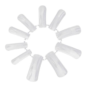 50pcs Nail Art False Tips Sticks Practice Display Fan Design Polish Nail Sample Nail Art Material Manicure Makeup Tools