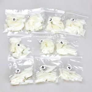 50pcs Nail Art False Tips Sticks Practice Display Fan Design Polish Nail Sample Nail Art Material Manicure Makeup Tools