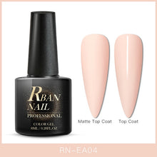Load image into Gallery viewer, RBAN NAIL 8ML Color UV Gel Nail Polish Matt Top Coat Hybrid Nails Gel Soak Off Long Lasting Nail Art Gel Varnish Lacquer Tools